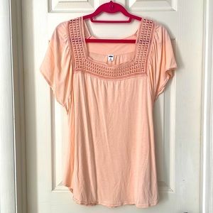 Old Navy Top — Light Pink, XXL